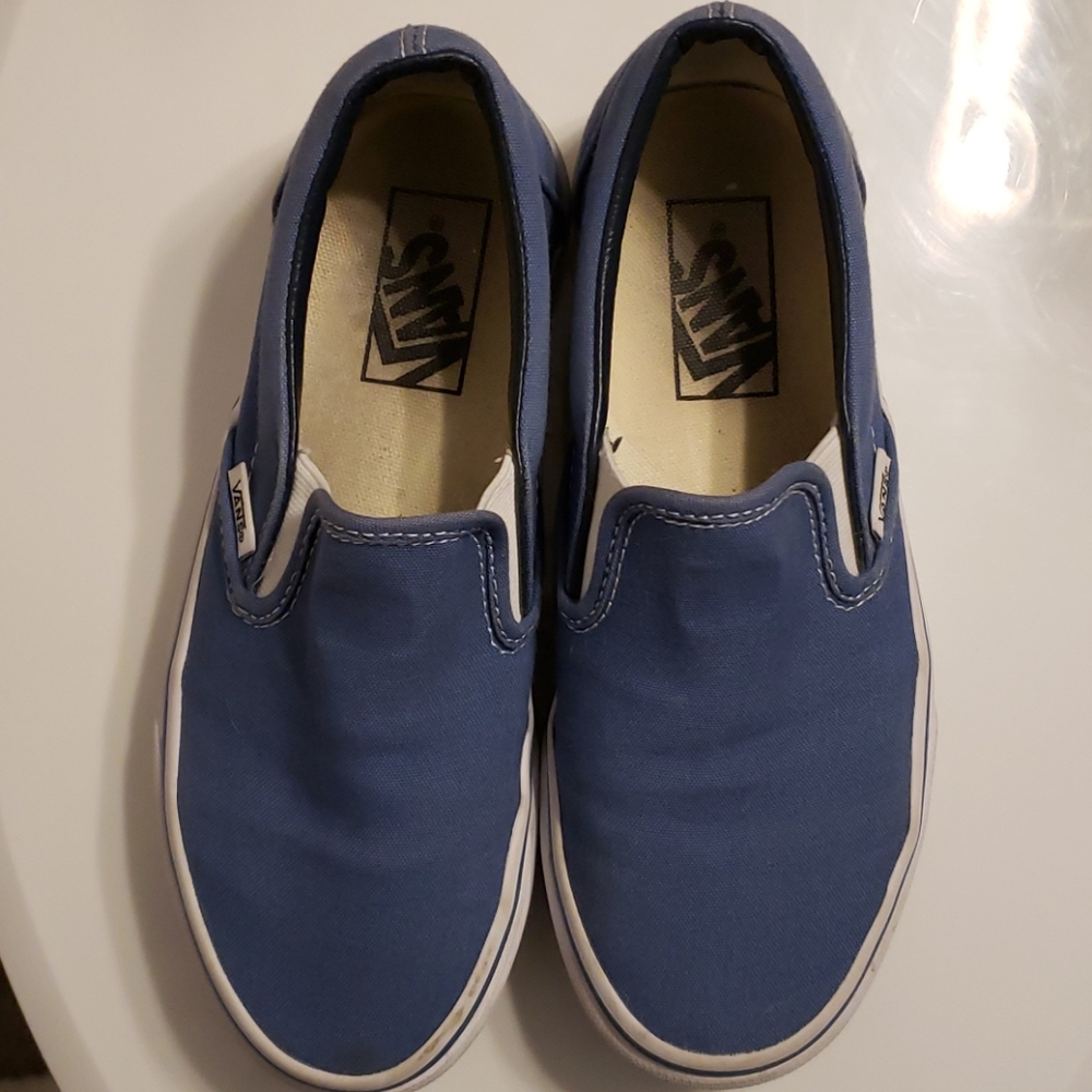 Womens size 6 vans denim blue